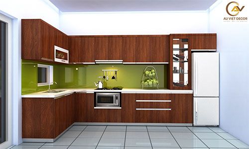Bảng giá thi công tủ bếp nhựa Laminate
