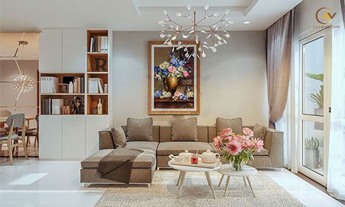 Thiết kê thi công phòng khách av05