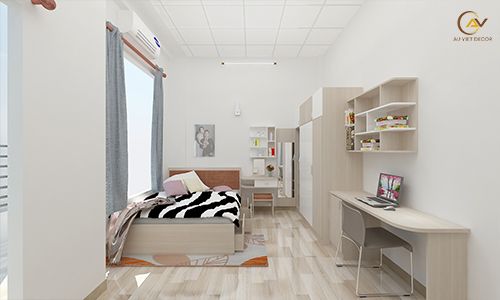 Phòng ngủ hiện đại cho nhà phố 1