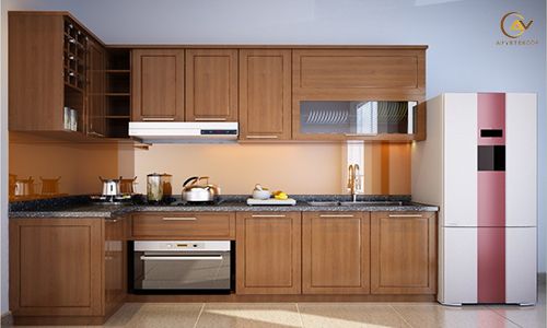 bếp gỗ tự nhiên