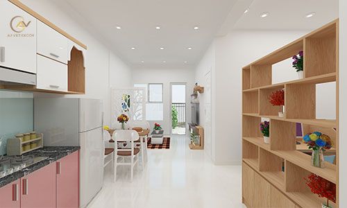 Thiết kế thi công tủ bếp chung cư Hà Đô, Quận 12
