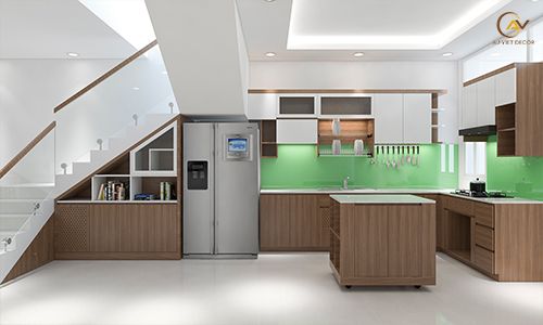 Thiết kế bếp cho nhà phố 1
