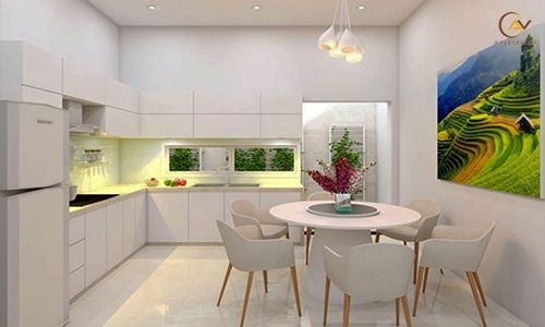 Thi công tủ bếp nhà phố