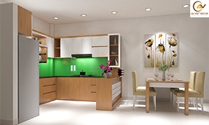 Tủ Bếp Âu Việt AV33