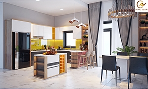 Tủ Bếp Âu Việt AV36