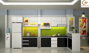 Tủ bếp Acrylic giá rẻ TP HCM
