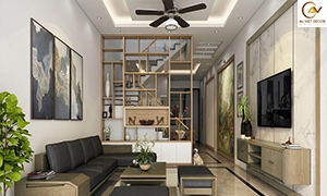 Tủ trang trí phòng khách nhỏ