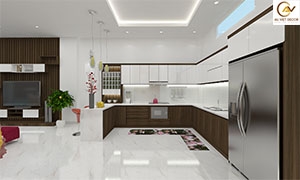 Tủ bếp nhà phố