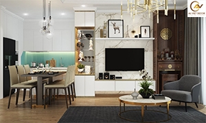 Thiết kế nội thất phòng khách chung cư