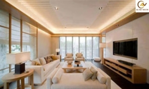 Phòng khách đẹp hiện đại đơn giản