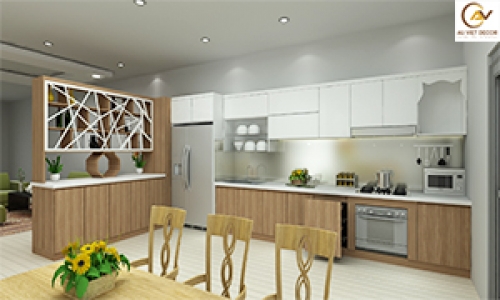 Tủ bếp Melamine giá rẻ