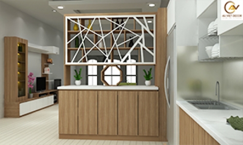 Tủ bếp Melamine giá rẻ