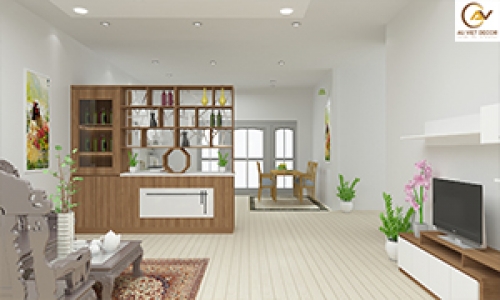 Tủ bếp Melamine giá rẻ