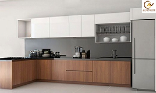 Tủ bếp Melamine chữ U