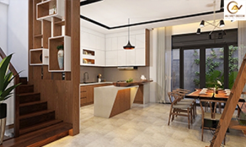 Tủ Bếp Âu Việt AV34
