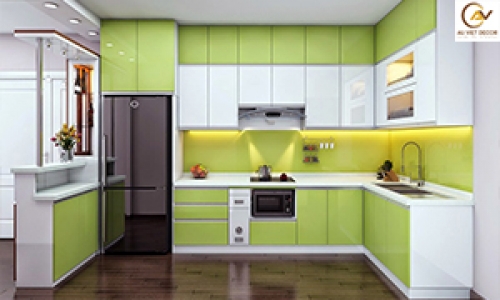 Tủ bếp Acrylic giá rẻ TP HCM