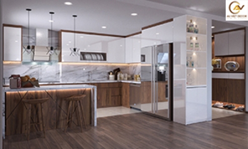 Tủ bếp Laminate cao cấp