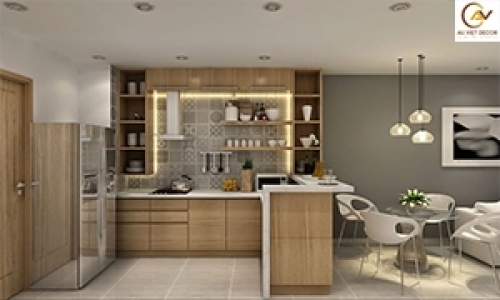 Tủ bếp Laminate đẹp giá rẻ