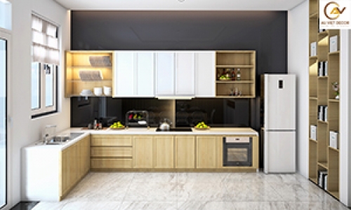 Tủ bếp Laminate đẹp giá rẻ