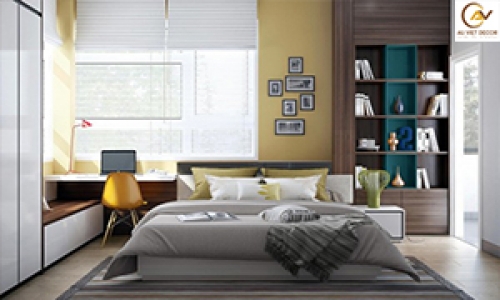 Thiết kế nội thất phòng ngủ chung cư nhỏ đẹp