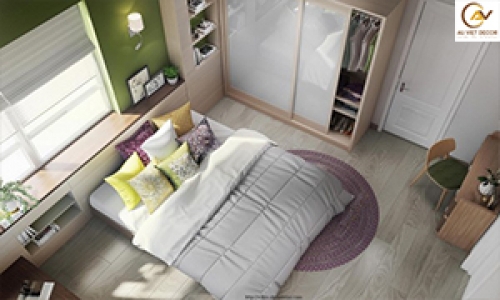 Thiết kế nội thất phòng ngủ chung cư nhỏ đẹp